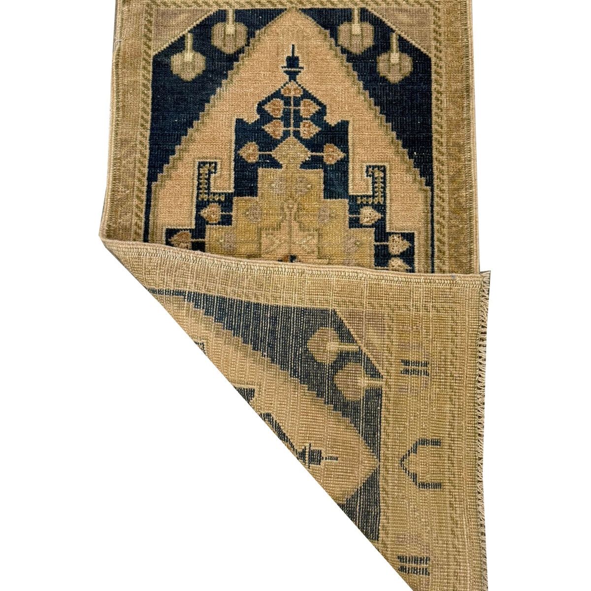 Pacific Anatolian 43899 Beige Blue Tradional Hand Knotted Rug