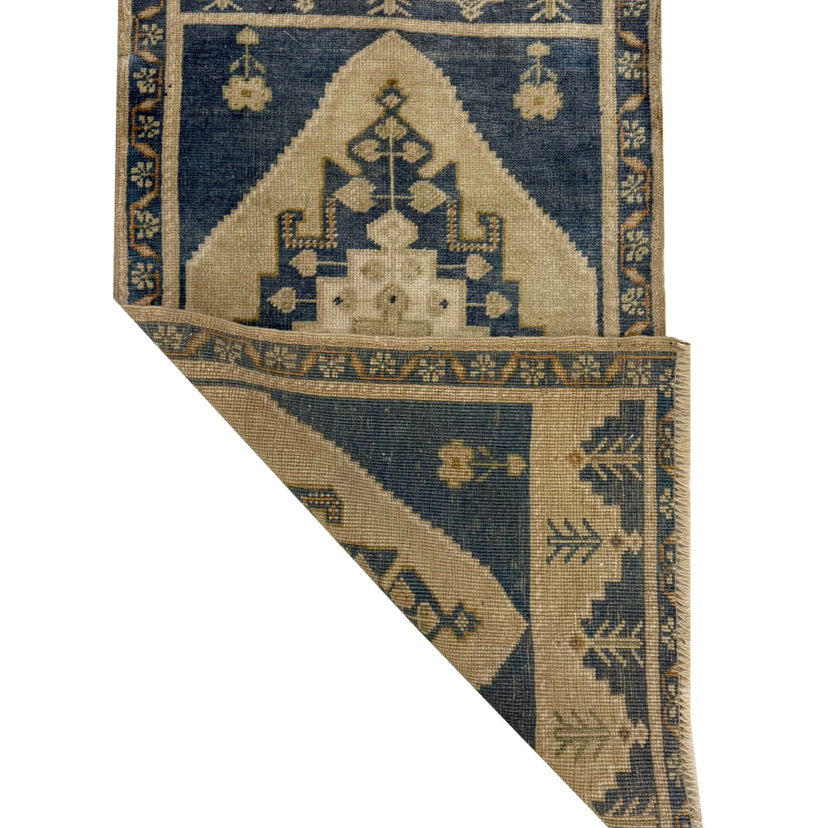 Pacific Anatolian 43902 Beige Blue Tradional Hand Knotted Rug