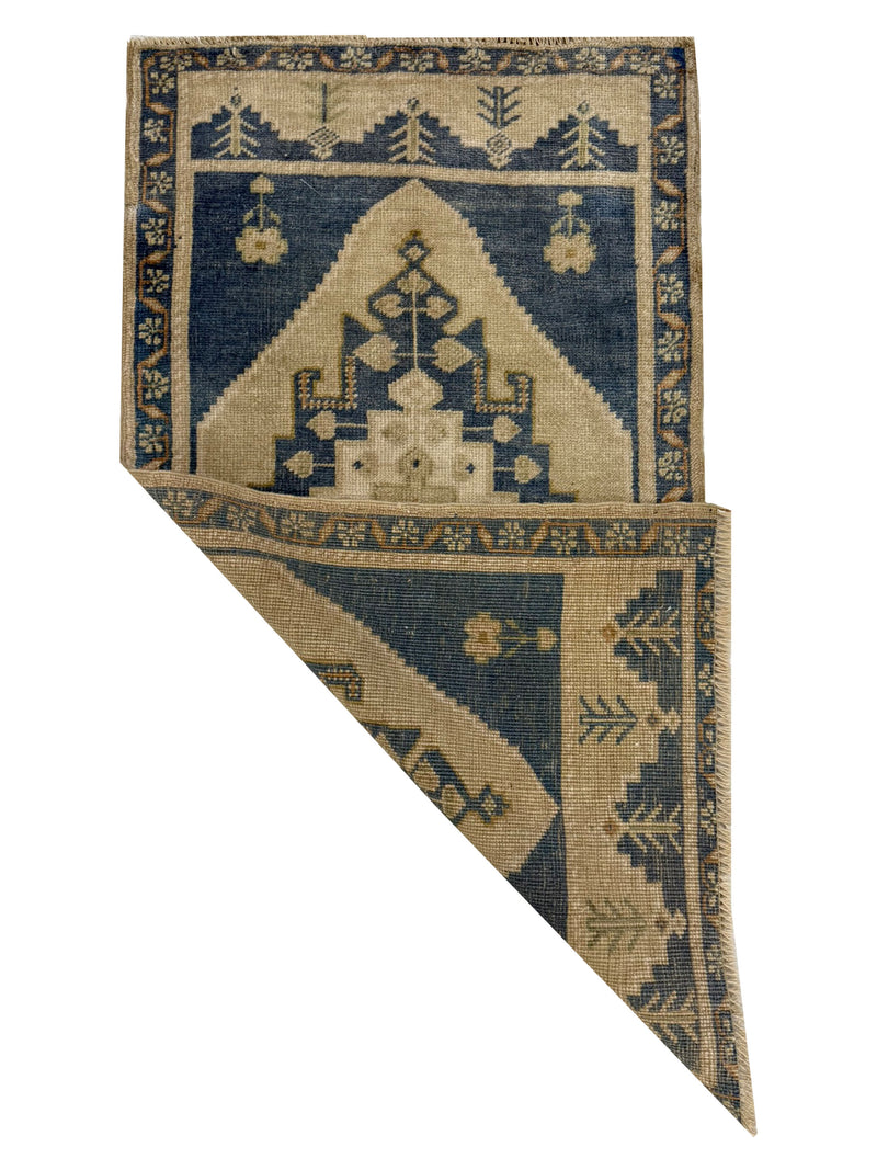 Pacific Anatolian 43902 Beige Blue Tradional Hand Knotted Rug