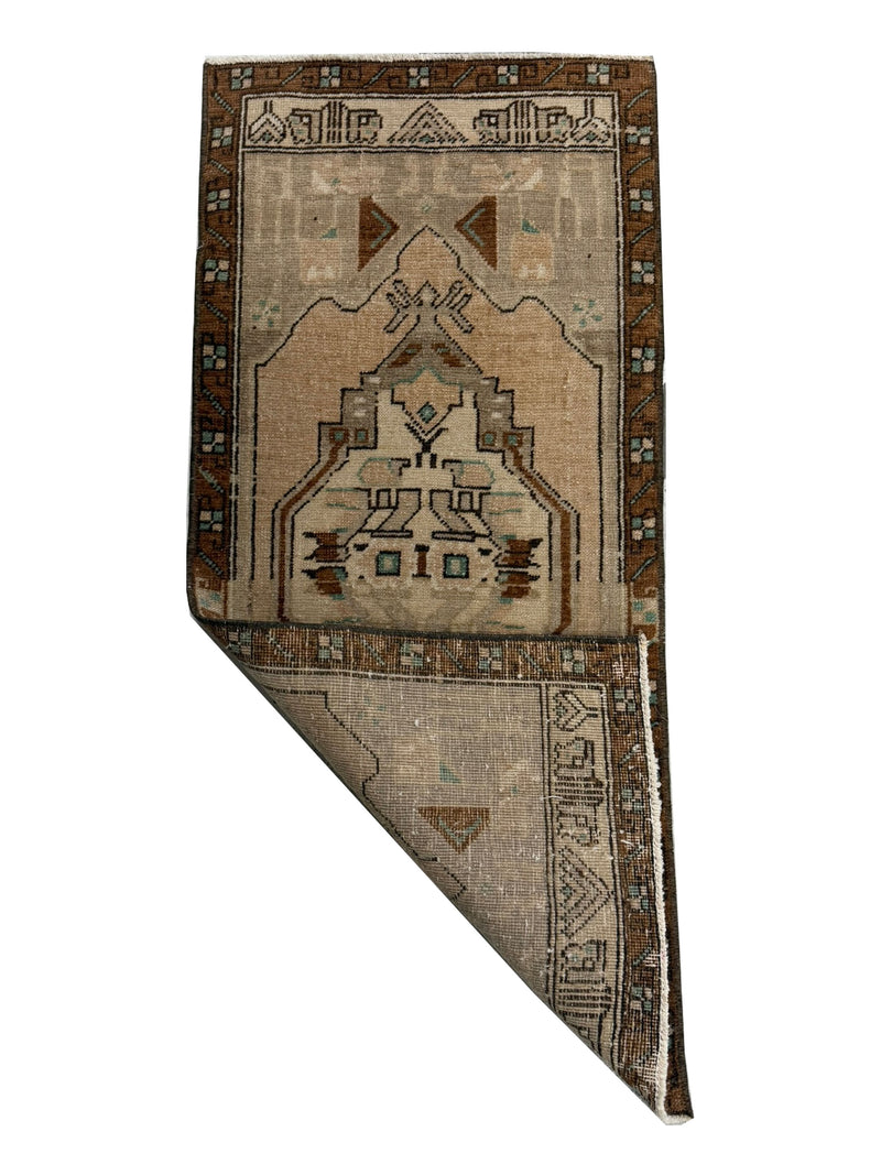 Pacific Anatolian 43905 Beige Brown Tradional Hand Knotted Rug