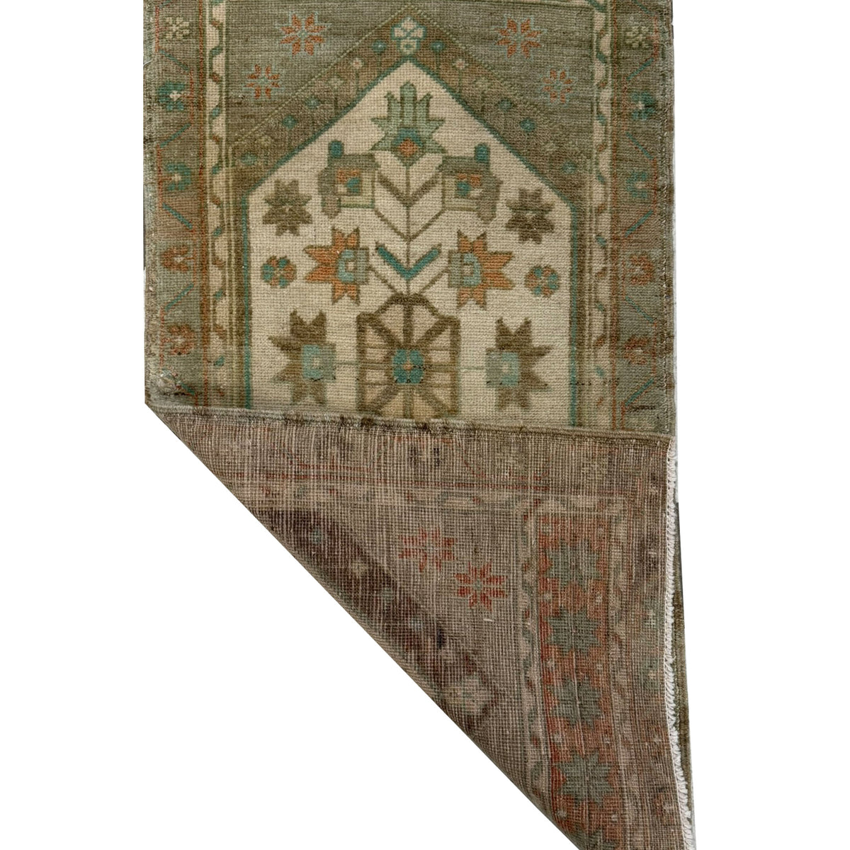 Pacific Anatolian 43906 Beige Teal Tradional Hand Knotted Rug