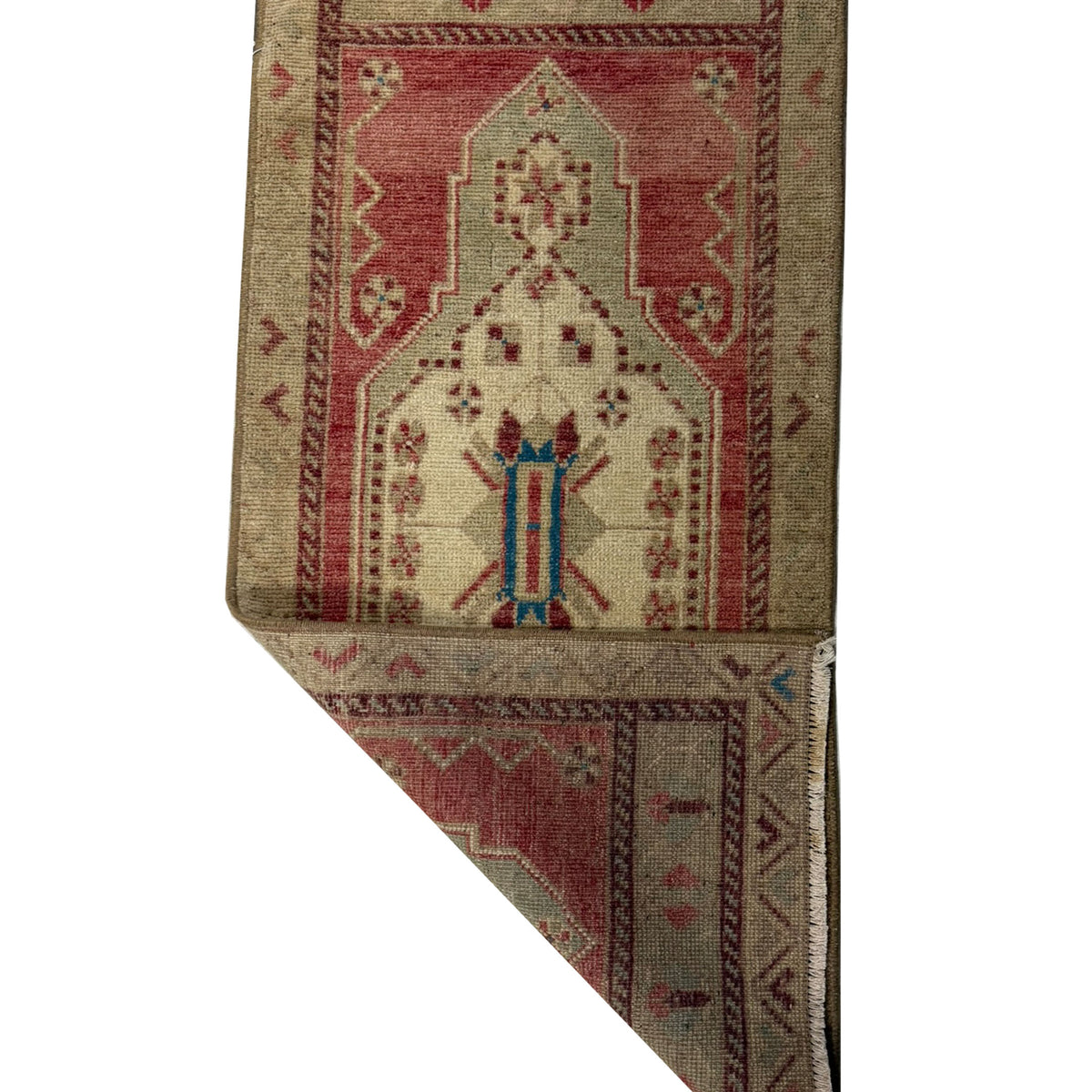 Pacific Anatolian 43914 Lt.Green Orange Tradional Hand Knotted Rug