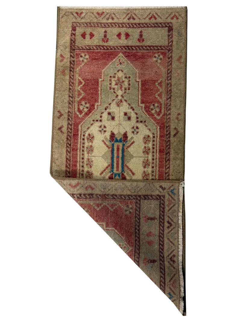 Pacific Anatolian 43914 Lt.Green Orange Tradional Hand Knotted Rug