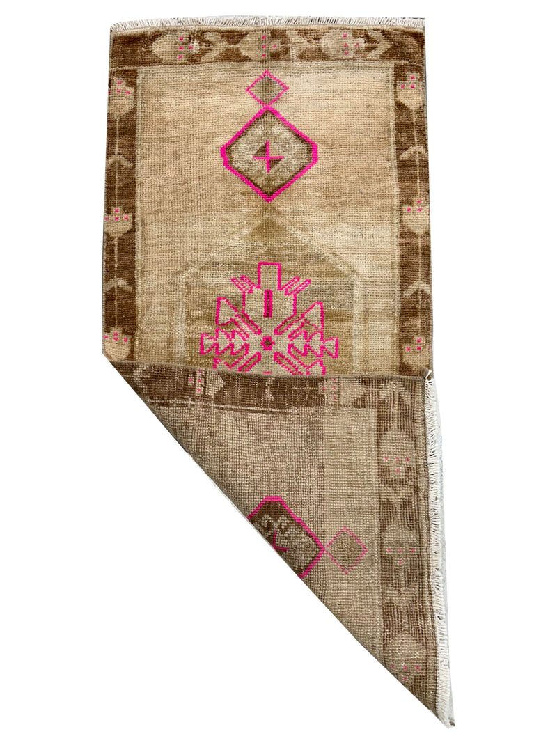 Pacific Anatolian 43920 Beige Brown Tradional Hand Knotted Rug