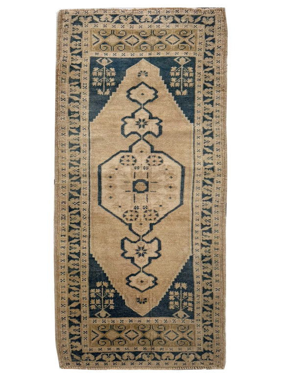 Pacific Anatolian  Teal Beige Tradional