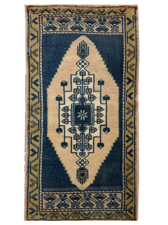 Pacific Anatolian  Teal Beige Tradional