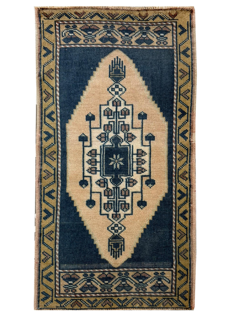 Pacific Anatolian  Teal Beige Tradional