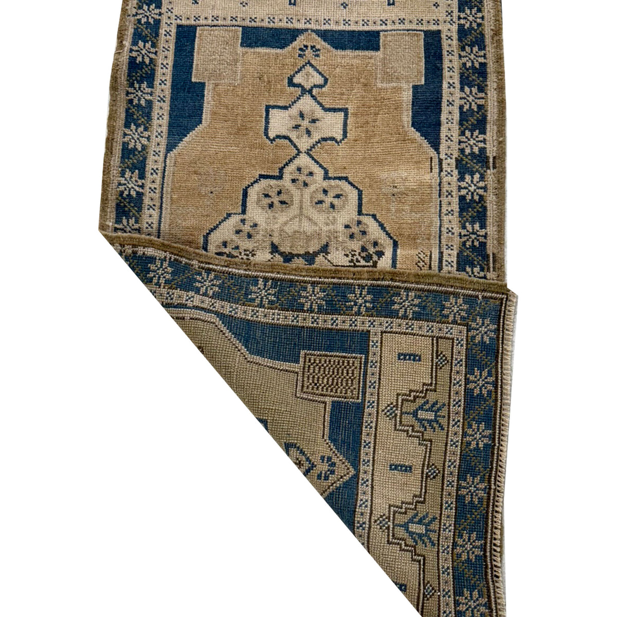Pacific Anatolian 43943 Blue Gold Tradional Hand Knotted Rug