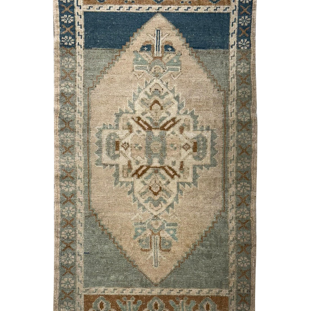 Pacific Anatolian  Teal Ivory Tradional