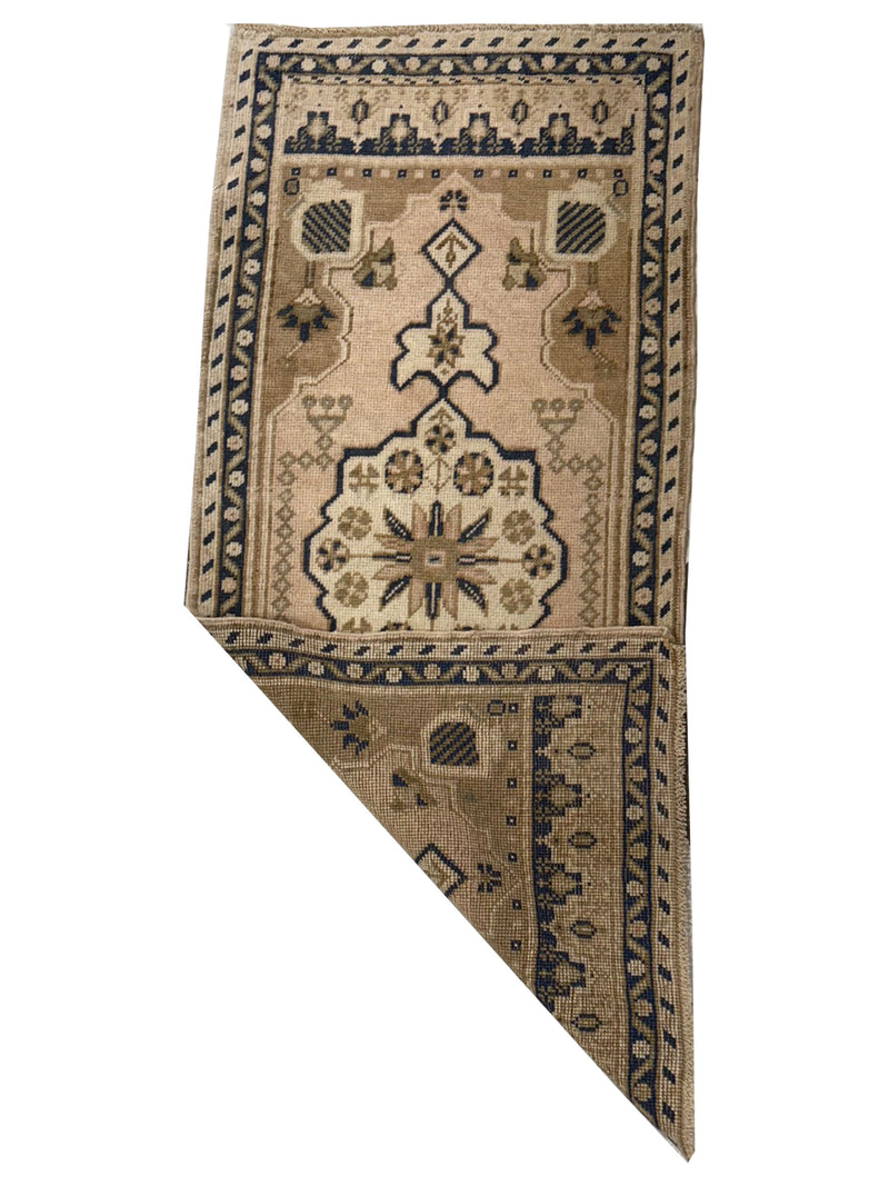 Pacific Anatolian 43951 Beige Brown Tradional Hand Knotted Rug