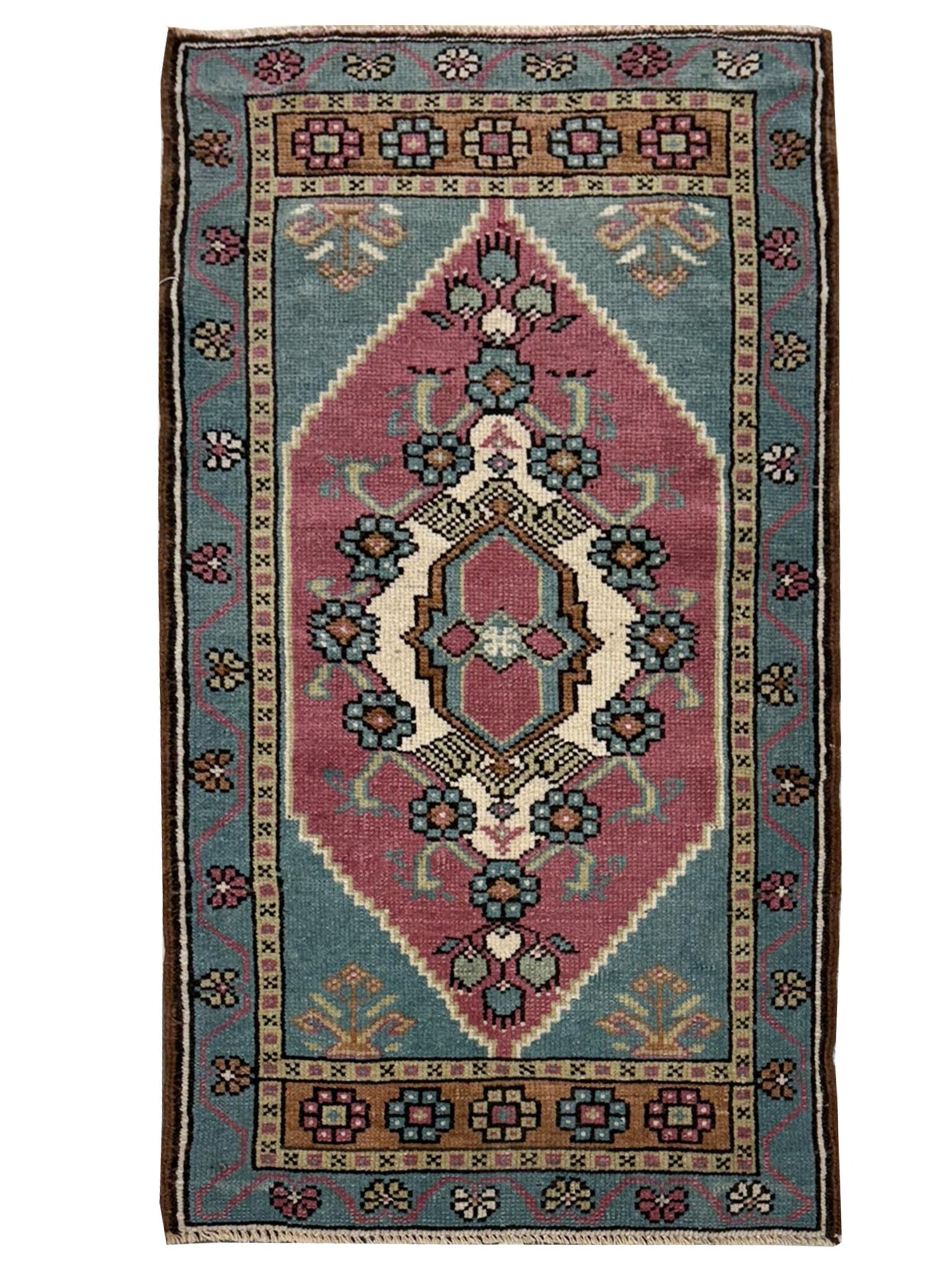 Pacific Anatolian  Pink Teal Tradional