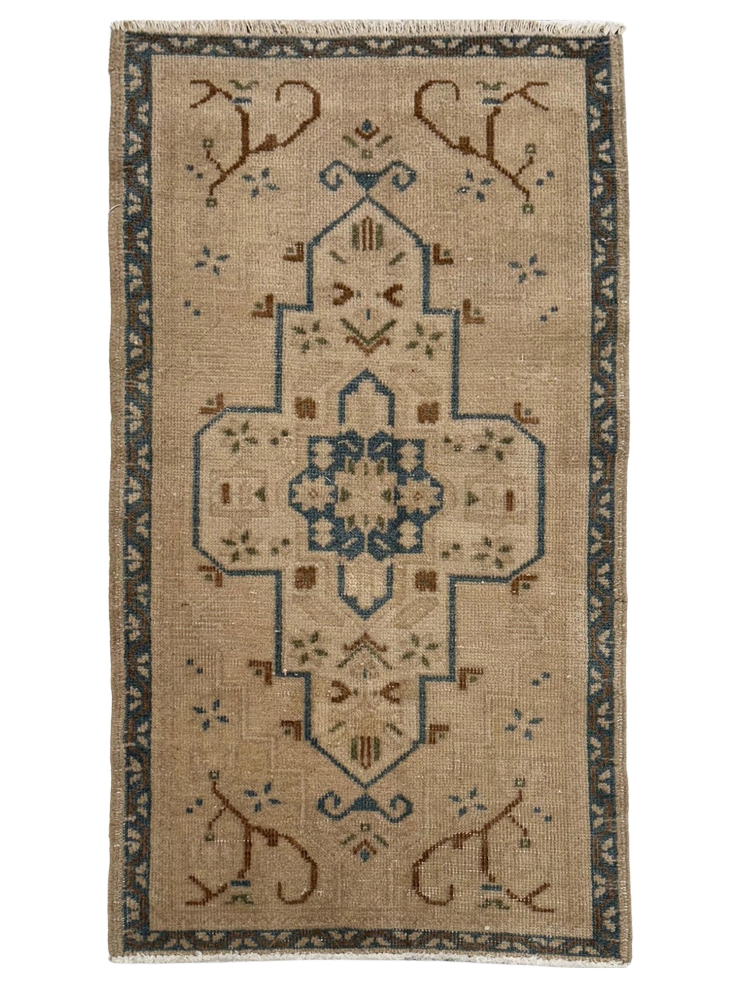 Pacific Anatolian  Beige Teal Tradional