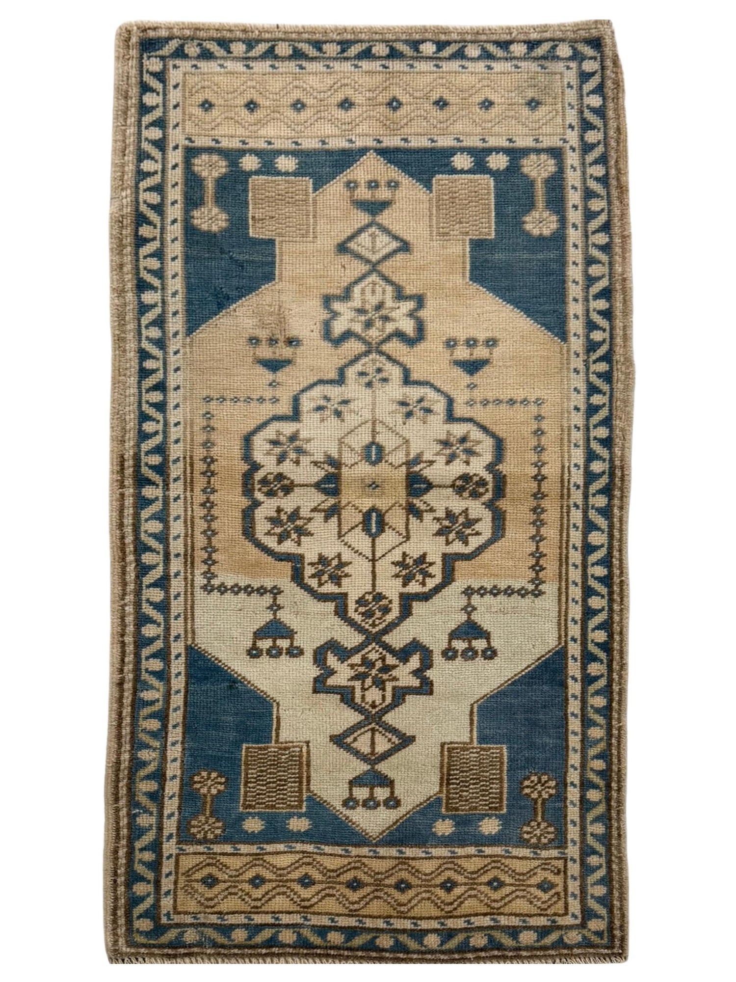 Pacific Anatolian  Beige Teal Tradional