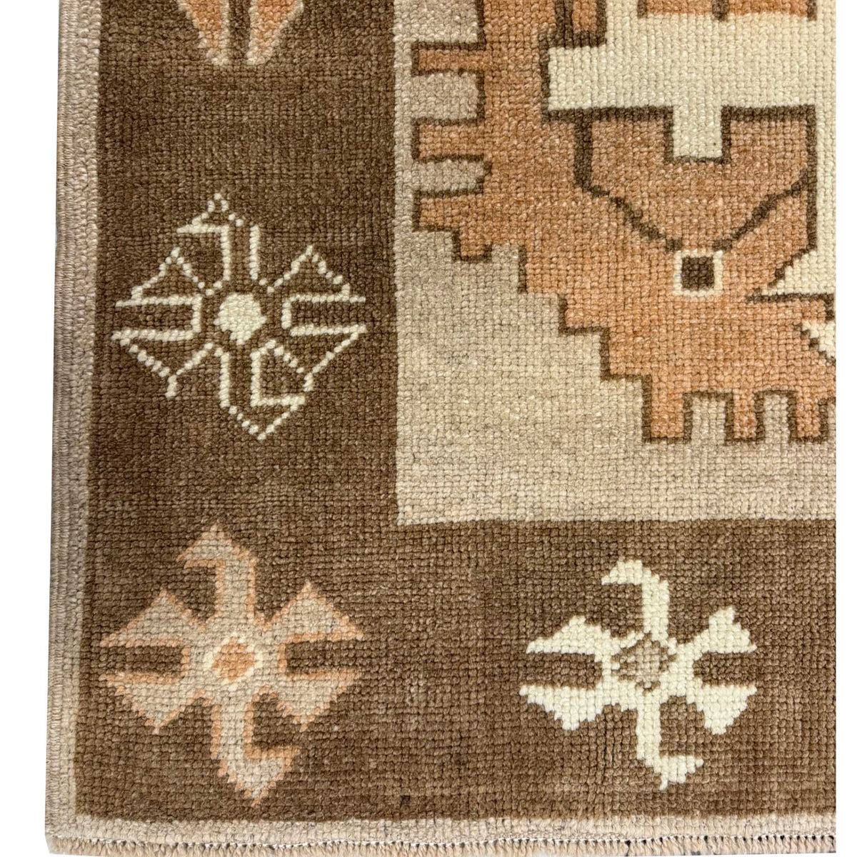 Pacific Kars TR 43966 Beige Brown Tradional Hand Knotted Rug