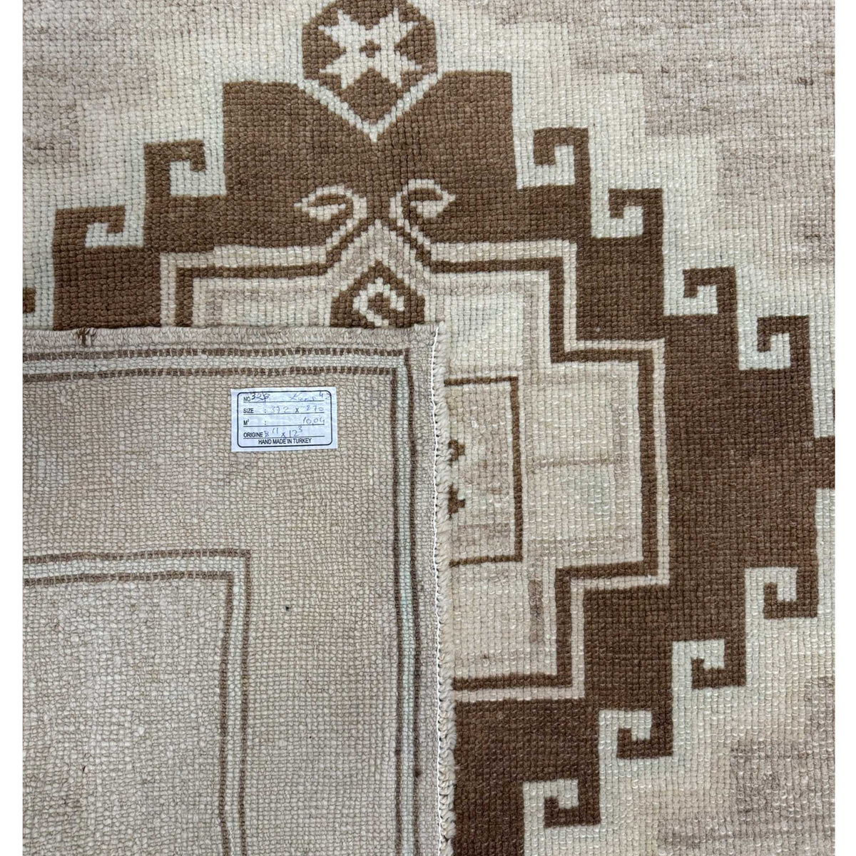 Pacific Kars TR 43967 Beige Brown Tradional Hand Knotted Rug