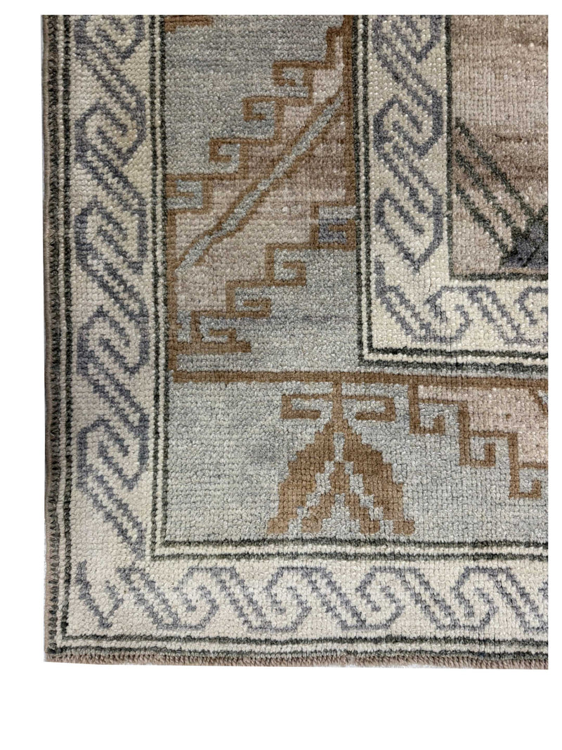 Pacific Kars TR 43969 Tan Grey Tradional Hand Knotted Rug