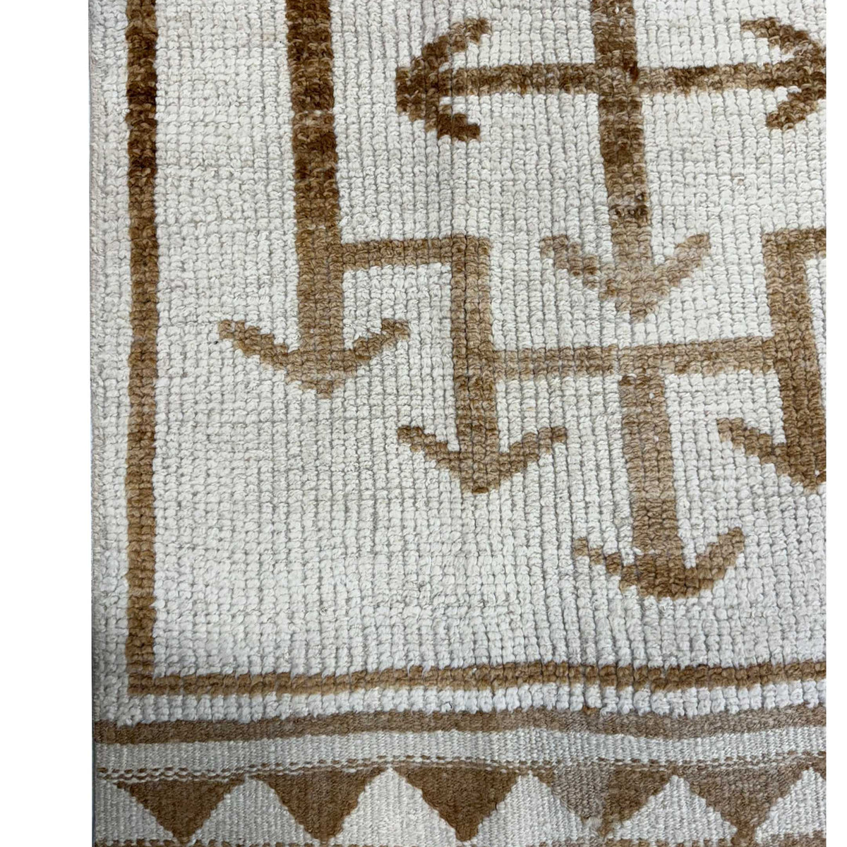 Pacific Anatolian-Natural 43979 Ivory Cream Tradional Hand Knotted Rug