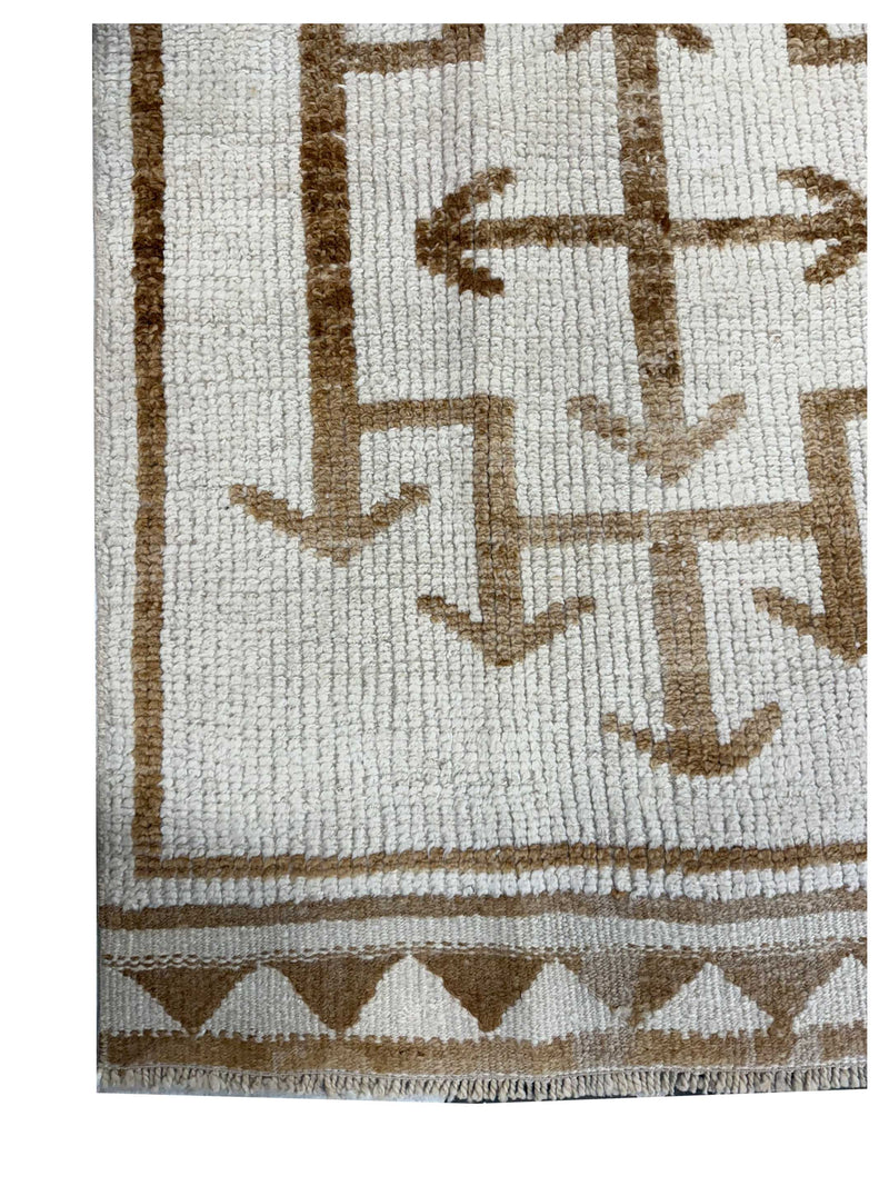 Pacific Anatolian-Natural 43979 Ivory Cream Tradional Hand Knotted Rug