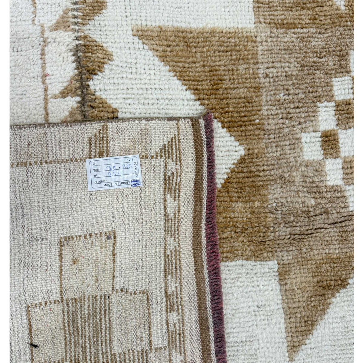 Pacific Anatolian-Natural 43980 Ivory Cream Tradional Hand Knotted Rug