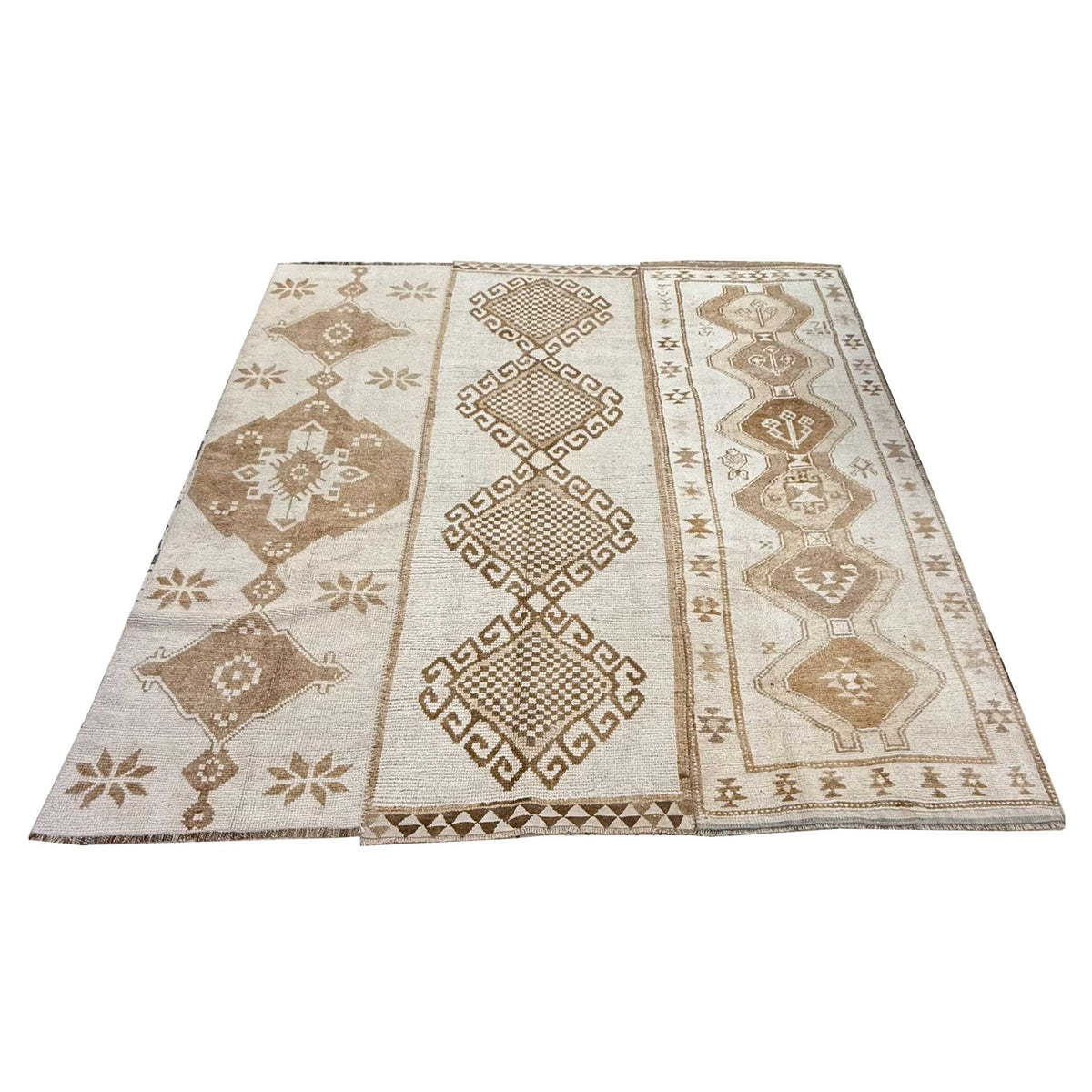 Pacific Anatolian-Natural 43982 Ivory Cream Tradional Hand Knotted Rug