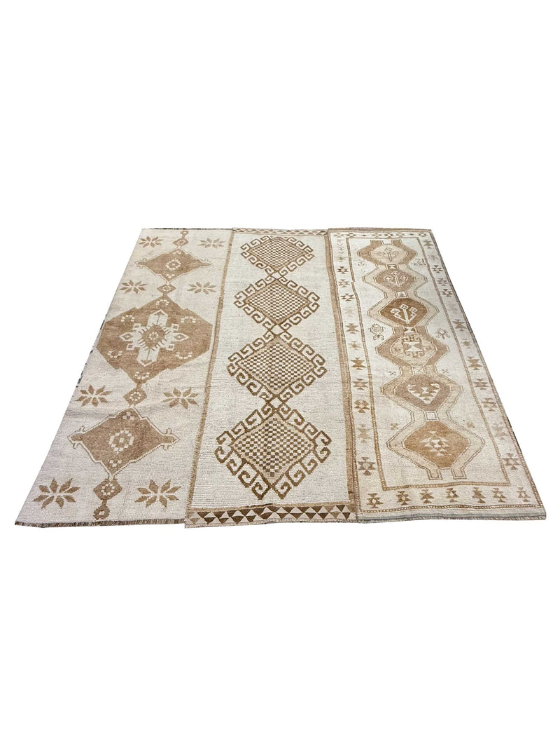 Pacific Anatolian-Natural 43982 Ivory Cream Tradional Hand Knotted Rug