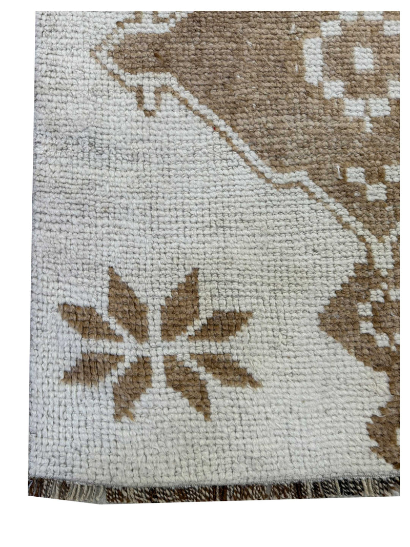Pacific Anatolian-Natural 43982 Ivory Cream Tradional Hand Knotted Rug