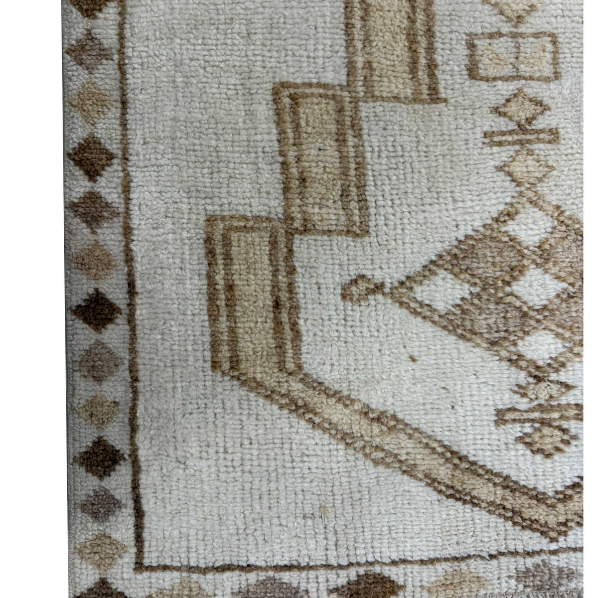 Pacific Anatolian-Natural 43984 Ivory Cream Tradional Hand Knotted Rug