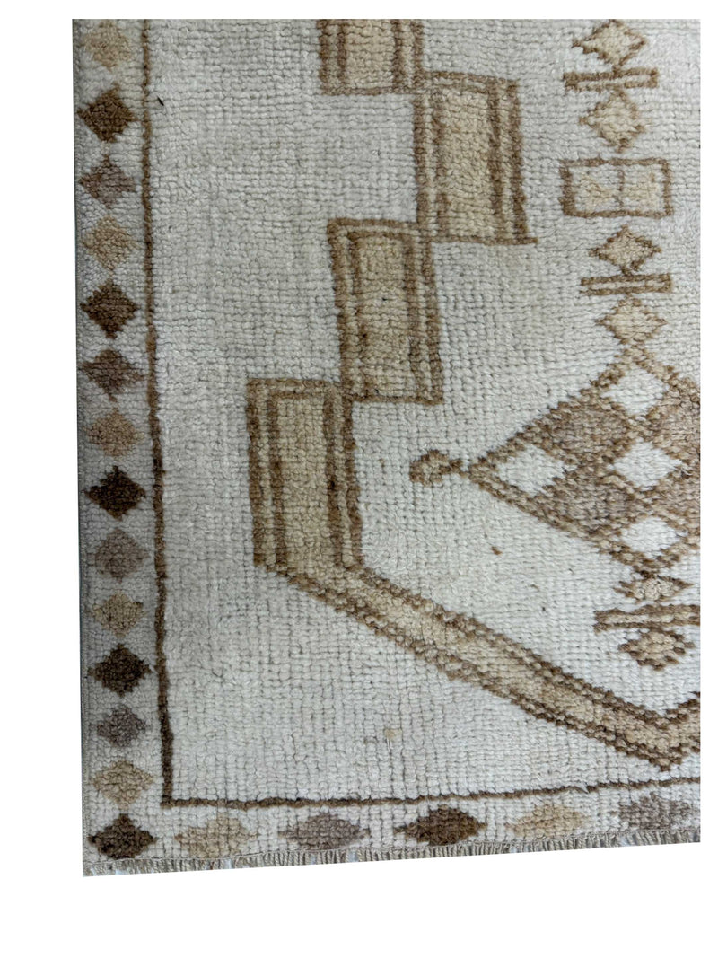 Pacific Anatolian-Natural 43984 Ivory Cream Tradional Hand Knotted Rug