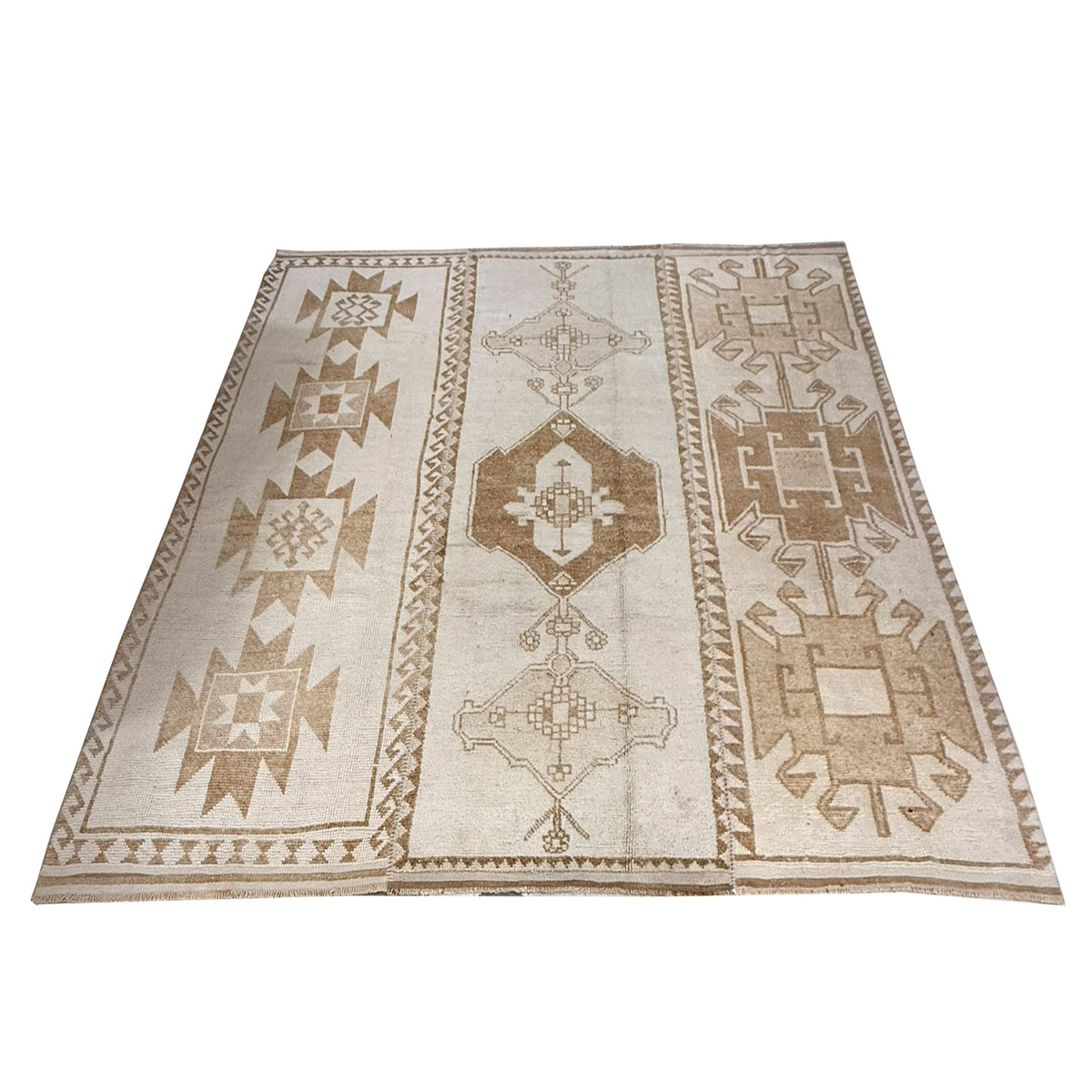 Pacific Anatolian-Natural 43986 Ivory Cream Tradional Hand Knotted Rug
