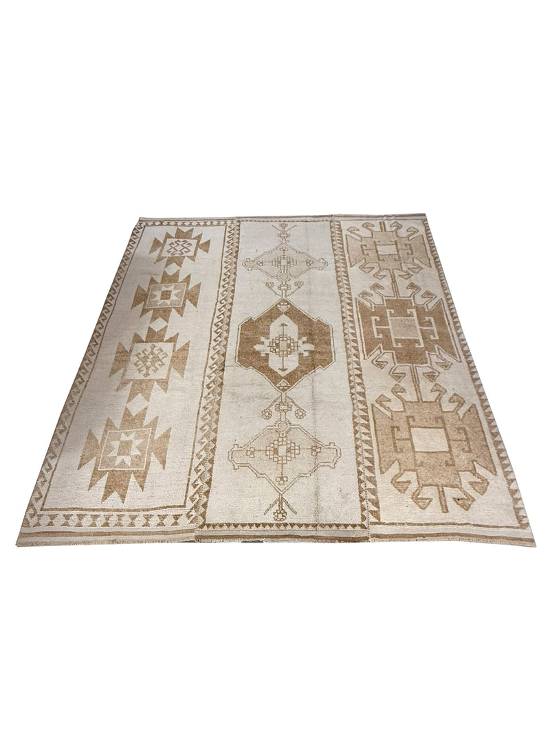 Pacific Anatolian-Natural 43986 Ivory Cream Tradional Hand Knotted Rug