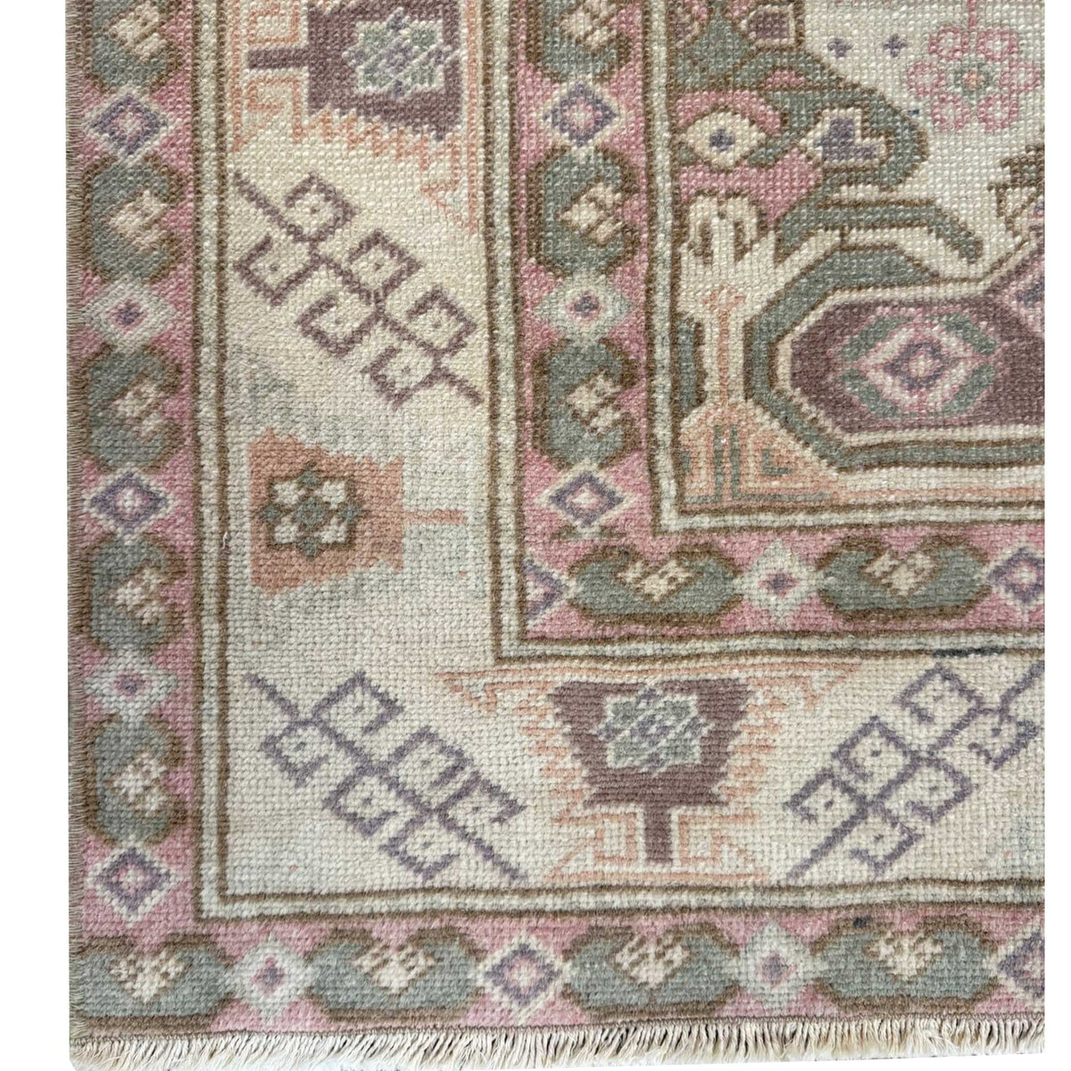 Pacific Kayseri 43988 Ivory Peach Traditional Hand Knotted Rug