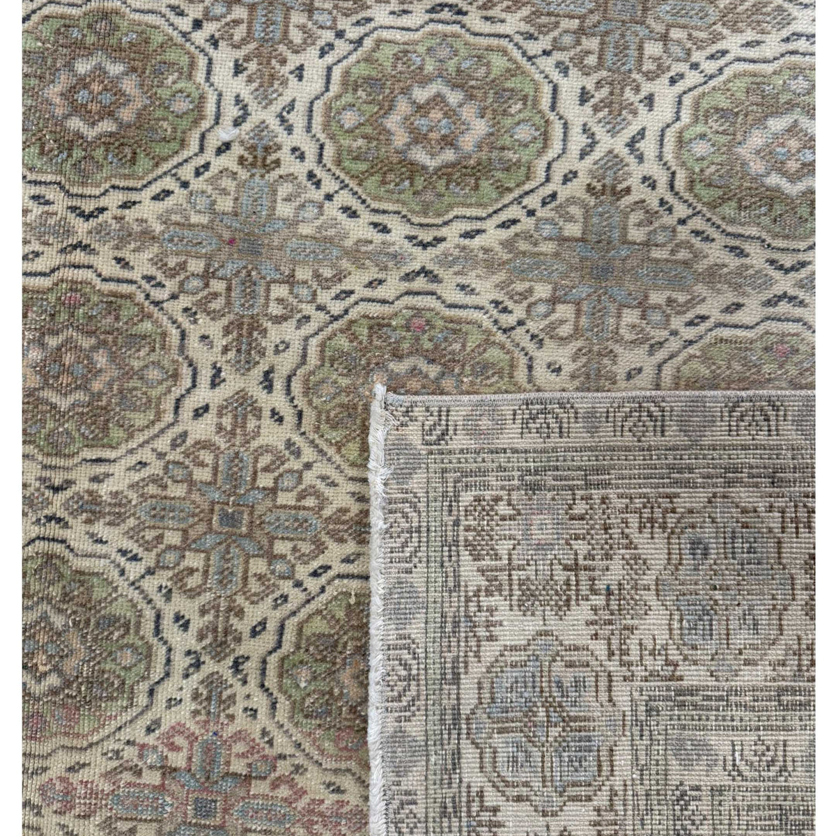 Pacific Kayseri 43992 Beige Green Traditional Hand Knotted Rug