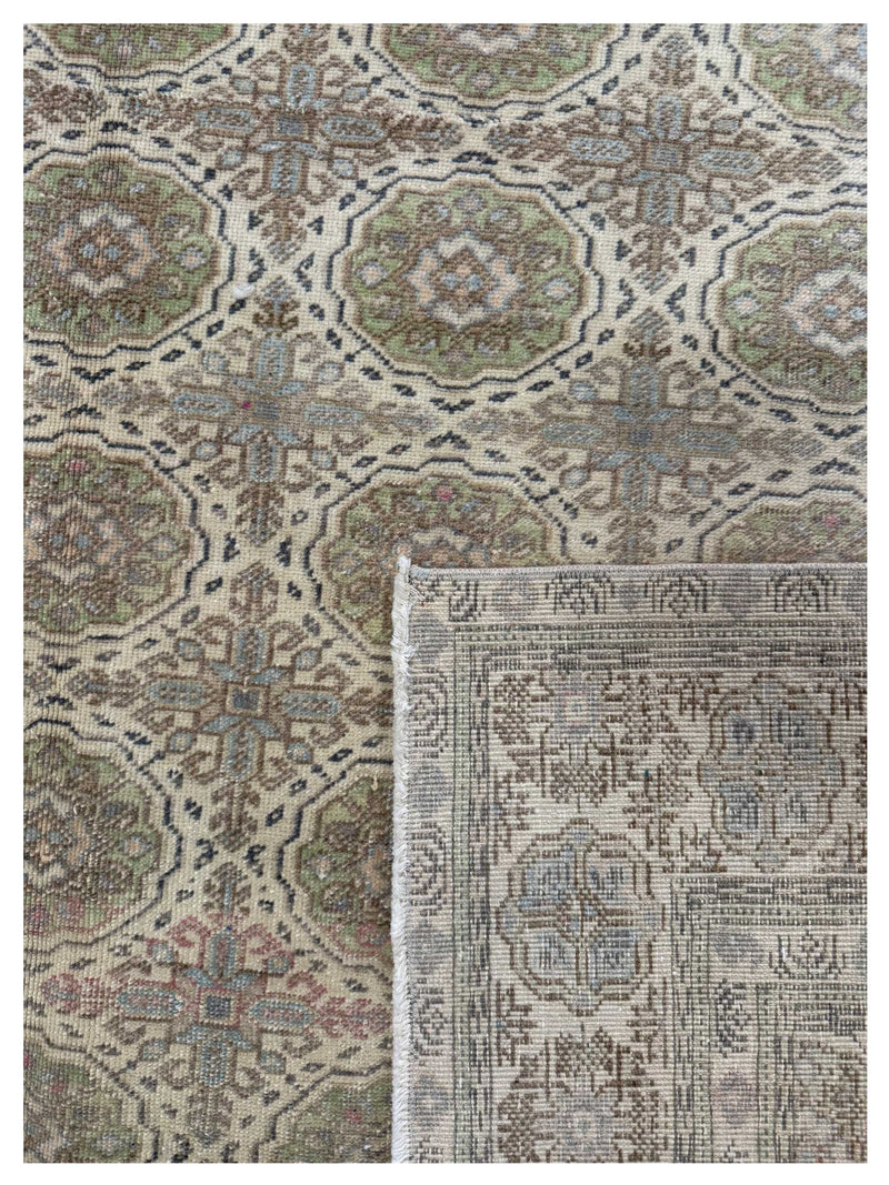 Pacific Kayseri 43992 Beige Green Traditional Hand Knotted Rug
