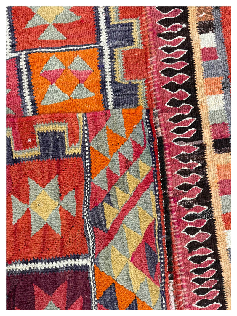 Pacific Kilim TR 44002 Orange Multi Tradional Flat Weave Rug