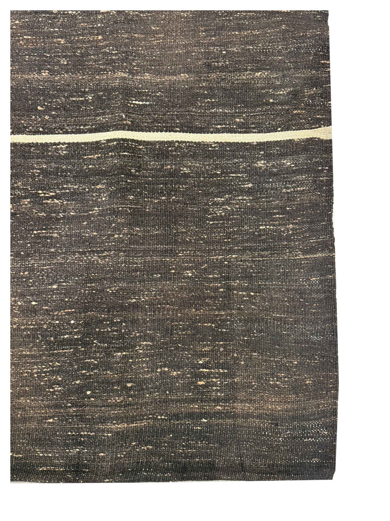 Pacific Jijim Kilim 44005 Brown Cream Transitional Hand Knotted Rugs