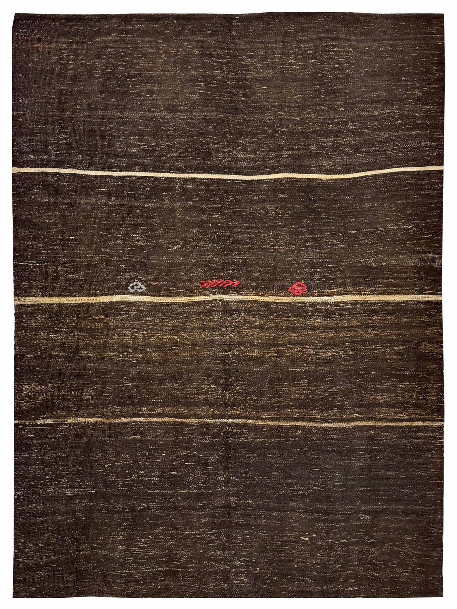 Pacific Jijim Kilim  Brown Cream Transitional