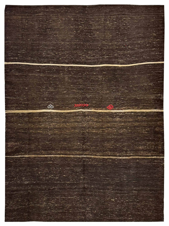 Pacific Jijim Kilim  Brown Cream Transitional