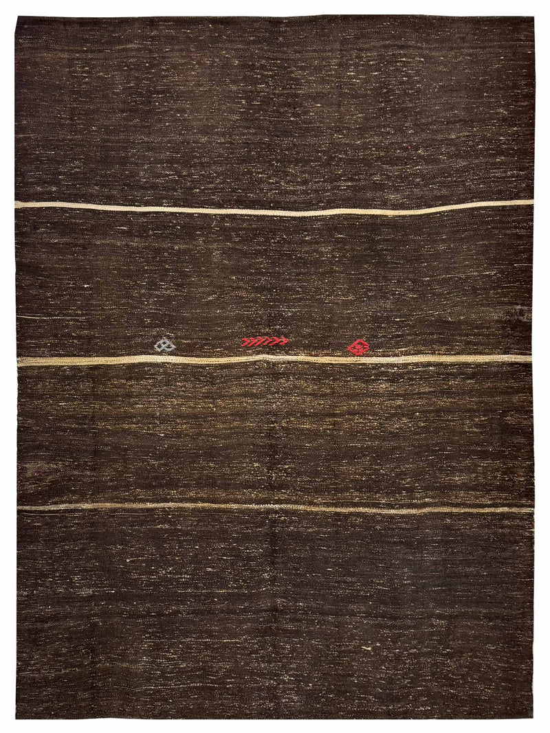Pacific Jijim Kilim  Brown Cream Transitional