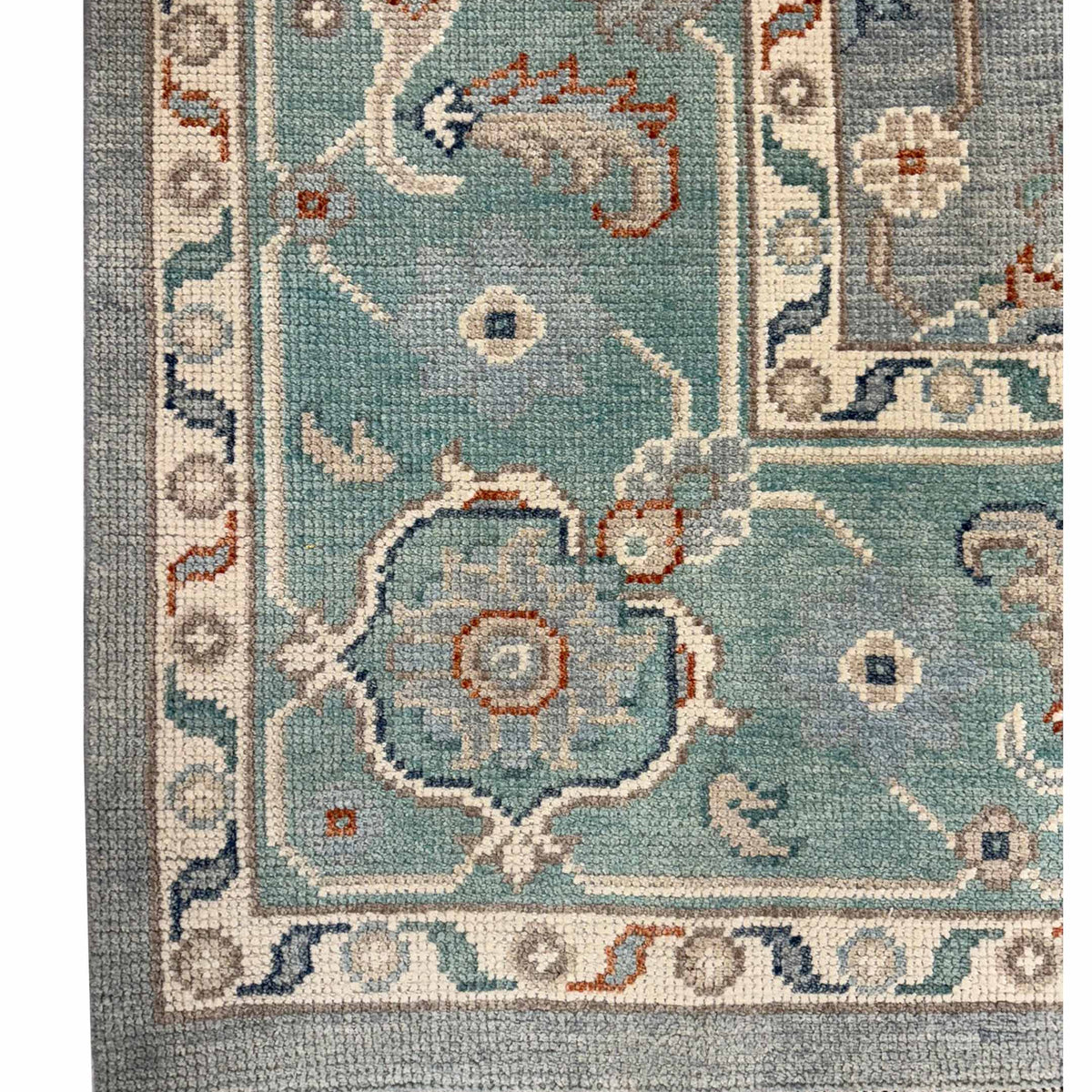 Pacific Ushak 44007 Beige PISTACHO Transitional Hand Knotted Rug