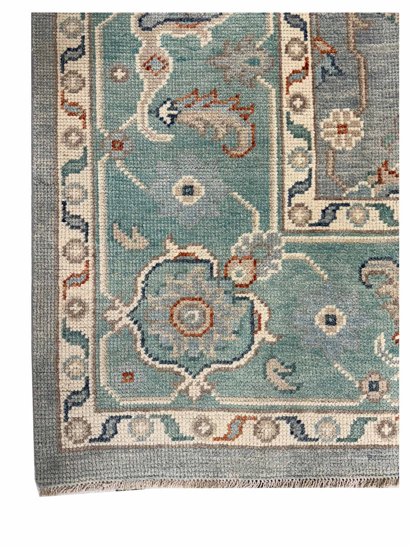 Pacific Ushak 44007 Beige PISTACHO Transitional Hand Knotted Rug