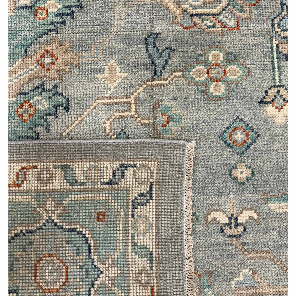 Pacific Ushak 44007 Beige PISTACHO Transitional Hand Knotted Rug