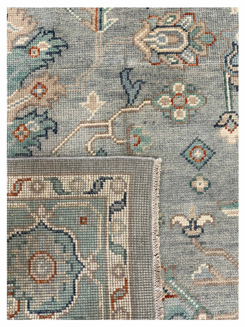 Pacific Ushak 44007 Beige PISTACHO Transitional Hand Knotted Rug