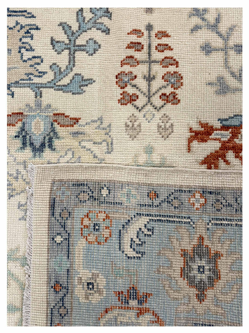 Pacific Ushak 44008 Ivory GREY Transitional Hand Knotted Rug