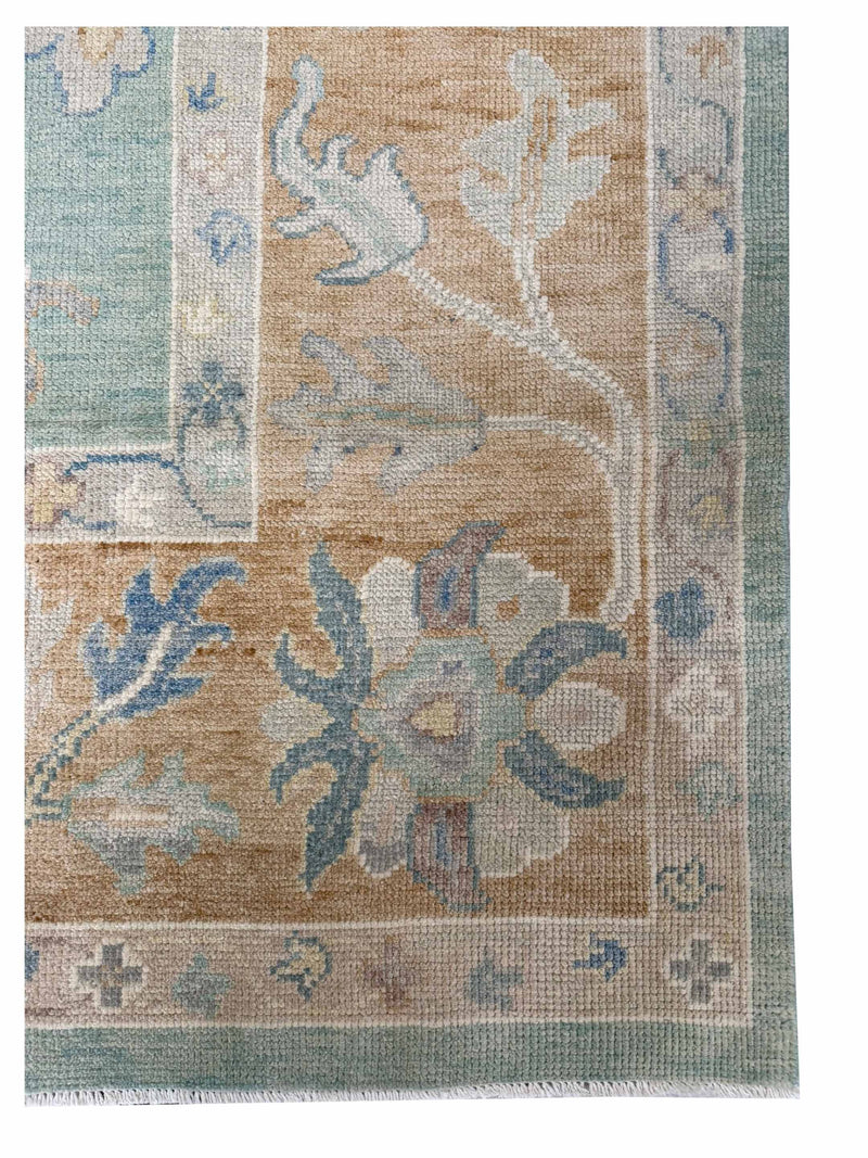 Pacific Ushak 44016 PISTACHO GOLD Transitional Hand Knotted Rug