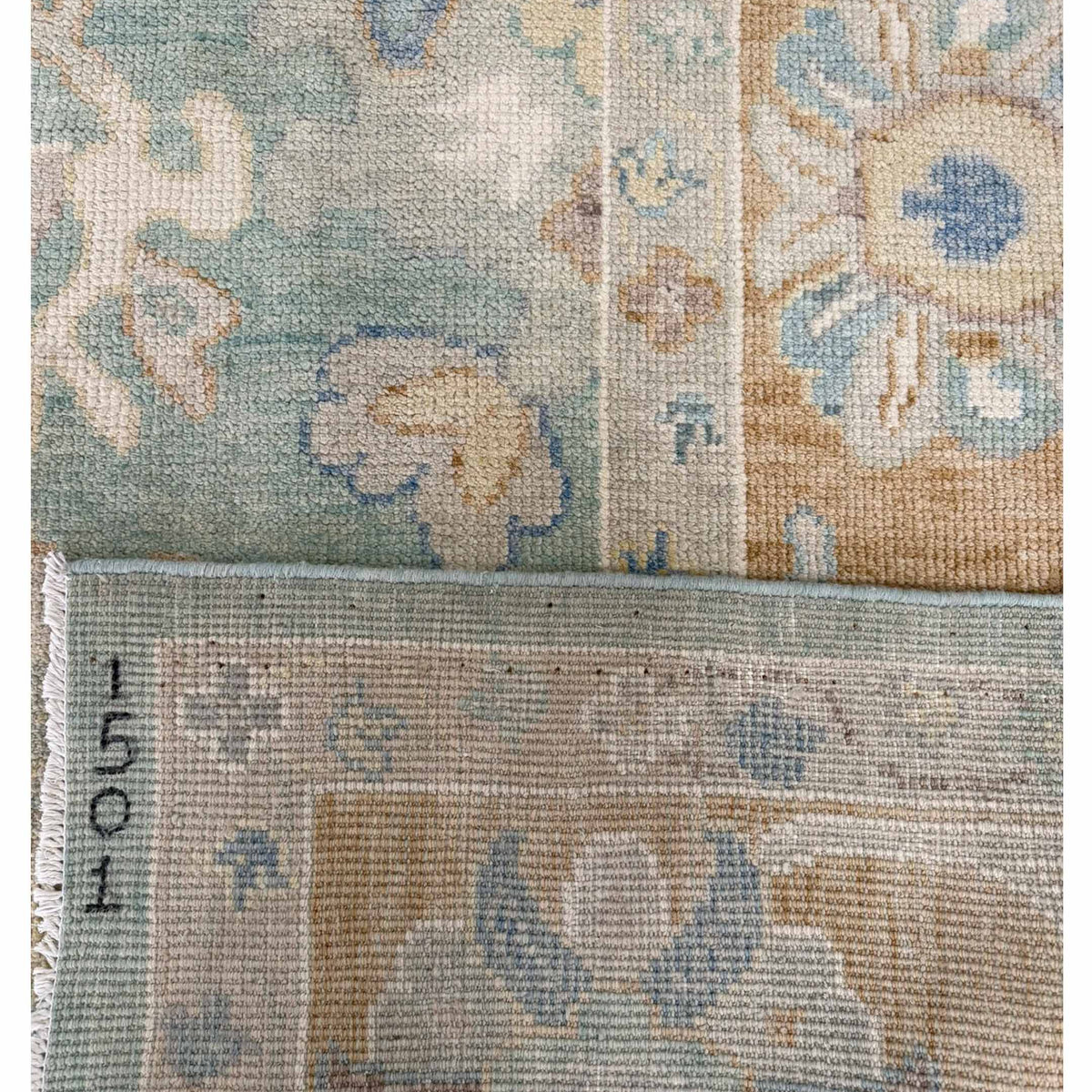 Pacific Ushak 44016 PISTACHO GOLD Transitional Hand Knotted Rug