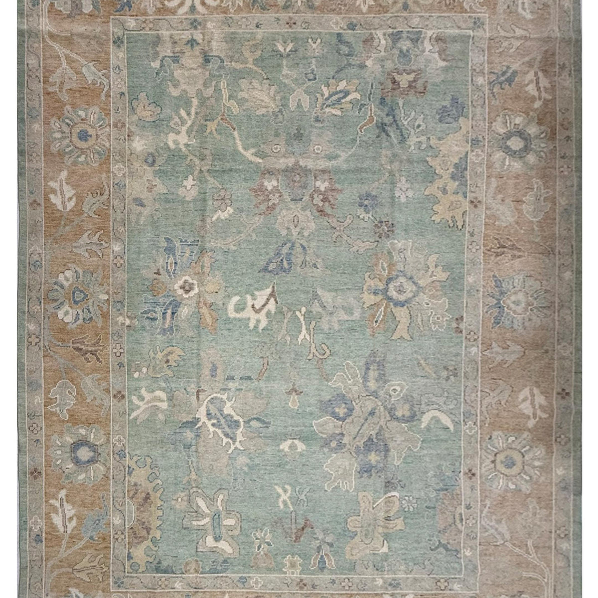 Pacific Ushak 44016 PISTACHO GOLD Transitional Hand Knotted Rug