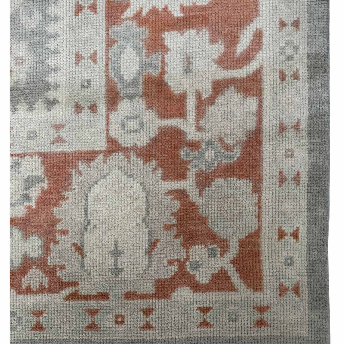 Pacific Ushak 44019 Grey REST Transitional Hand Knotted Rug