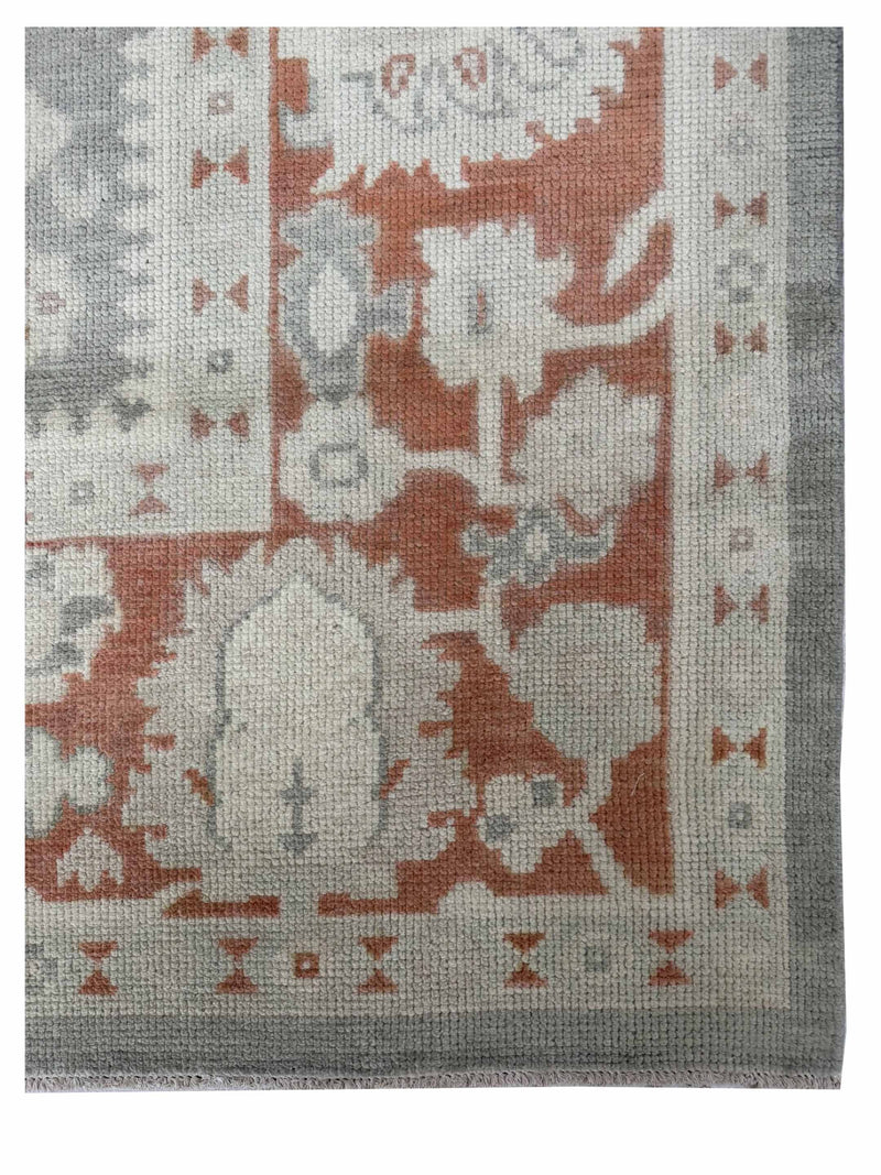 Pacific Ushak 44019 Grey REST Transitional Hand Knotted Rug