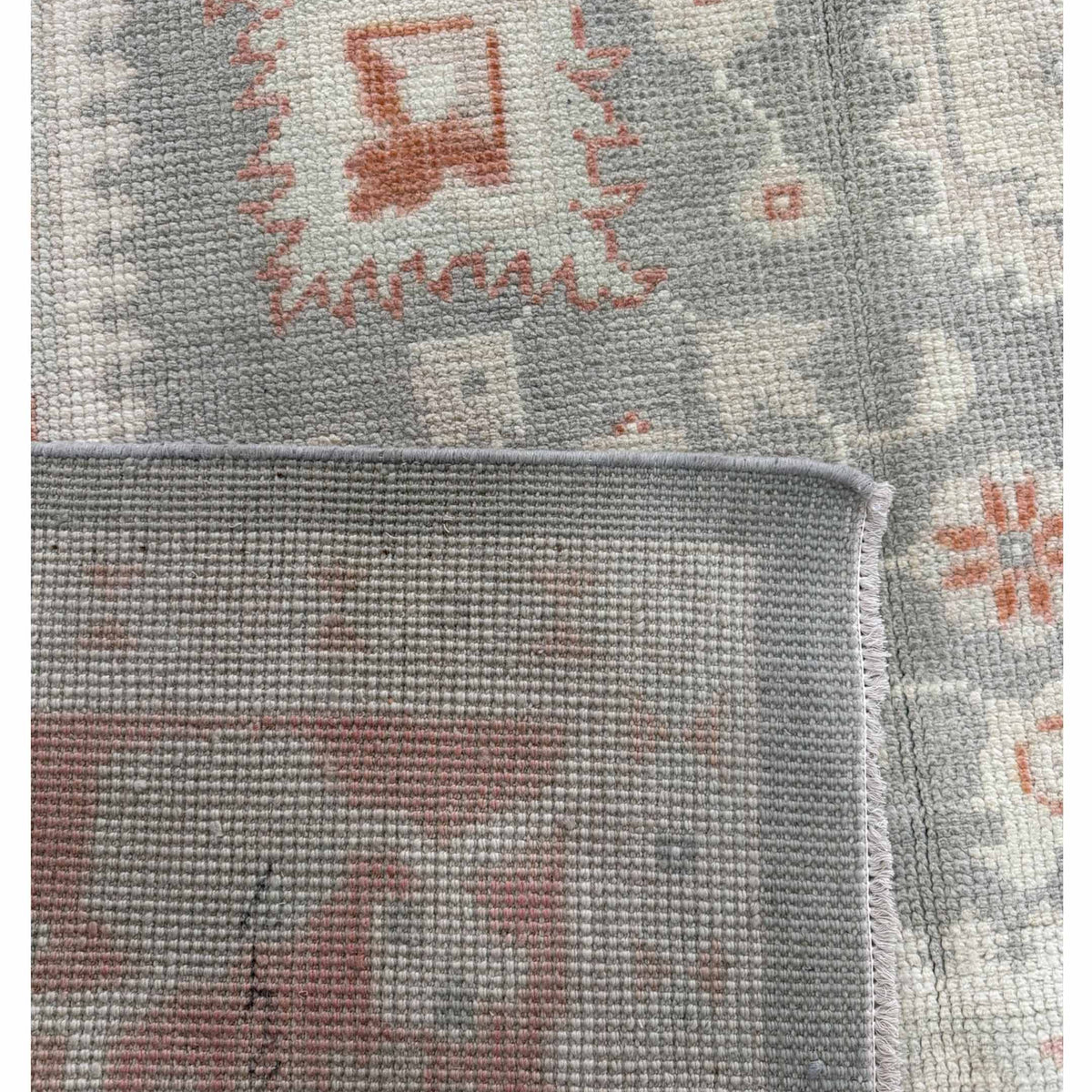 Pacific Ushak 44019 Grey REST Transitional Hand Knotted Rug