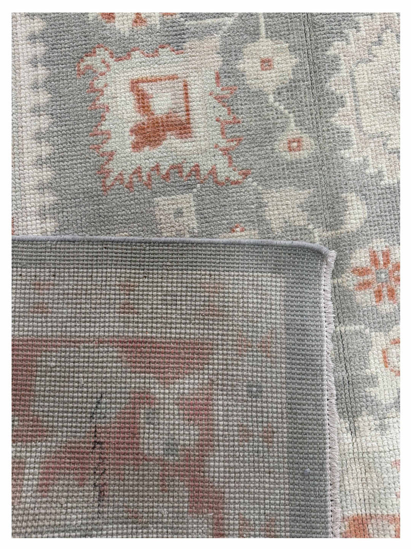 Pacific Ushak 44019 Grey REST Transitional Hand Knotted Rug